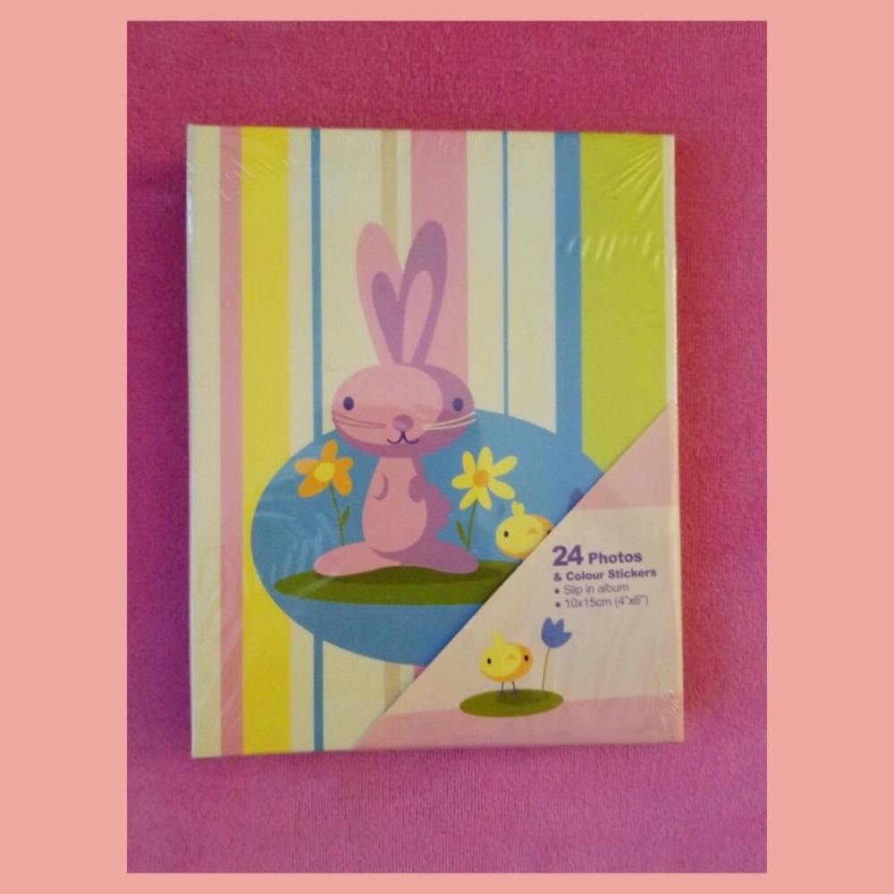 🐰Vintage Y2K Easter Photo Album for 4” X 6” Photos NIP NOS